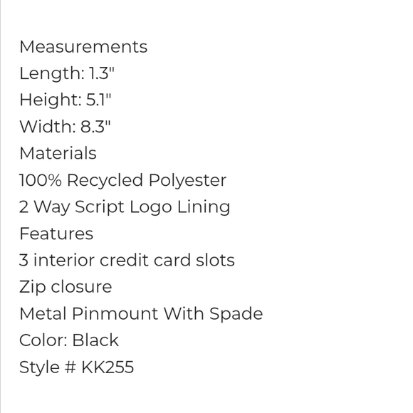 Kate Spade Black Quilted Convertible Wrislet - Picture 5 of 5